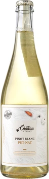 Вино напівігристе Chateau Pinot Pet-Nat Pinot Blanc (без доданих сульфітів) екстра-брют біле 0.75 л л 11.4% (4820258530441)