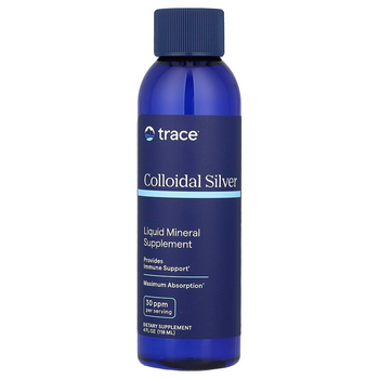 Коллоидное серебро, Colloidal Silver, Trace Minerals Research, 30 PPM, 118 мл (TMR-00577)