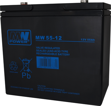 Akumulator MW Power VRLA AGM MW 55-12 12V 55 Ah (5901885207360)