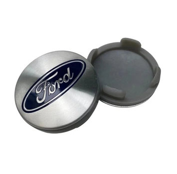 Колпак колеса Ford серебро 54 мм пластик 1шт OEM 6M211003AA (колпачок, заглушка диска)