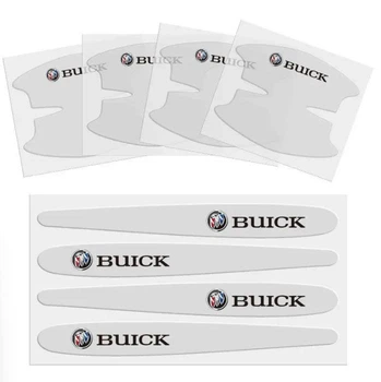 Защитные плёнки дверных ручек Buick 8шт (4 наклейки под ручки+4 на ручки) TPU (полиуретан)