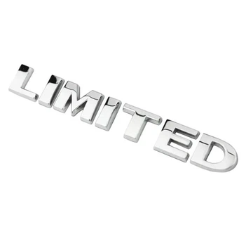 Емблема напис Limited для Jeep хром 140х22мм метал (на скотчі)