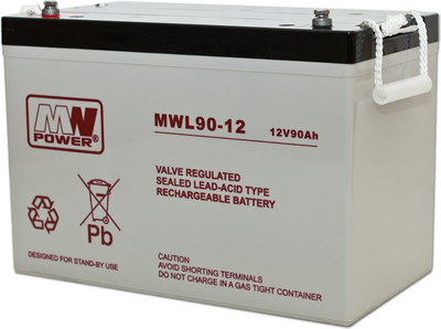 Akumulator MW Power VRLA AGM MWL 90-12 12V 90 Ah (5901885207650)