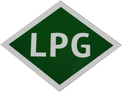Наклейка [LPG] [ГАЗ] 10х15см
