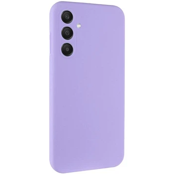 Чохол панель силіконовий Premium Silicone Case Um Full Camera для Samsung Galaxy S25 FE (SM-S731B) Бузковий / Dasheen