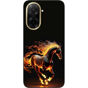 Чехол силиконовый SMTT для Xiaomi Poco C71 с картинкой Конь огня