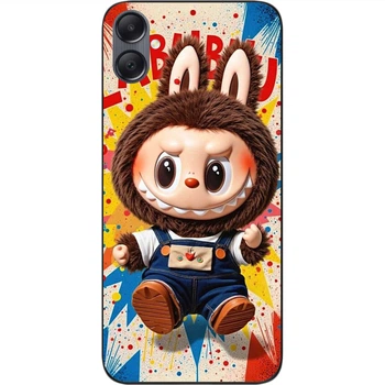 Силиконовый чехол SMTT для Samsung A07 Galaxy A075F с картинкой Взрыв радости Labubu