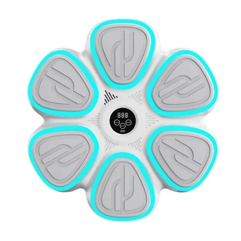 Тренажер боксерский BoostX Smart White(белый)настенный интерактивный с 6 мишенями и Bluetooth