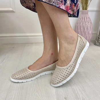 Балетки жіночі Vasha Para 40 бежеві 122412