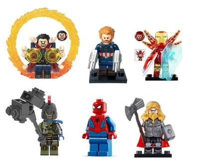 Дитячий конструктор Marvel набори мініфігурок Месники (2078)