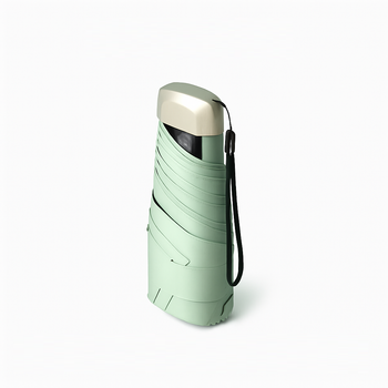 Парасолька кишенькова UPF50 від дощу і сонця mint green