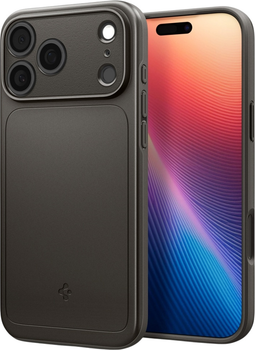 Панель Spigen Thin Fit MagSafe для Apple iPhone 17 Pro Gun Metal (8800283314731)