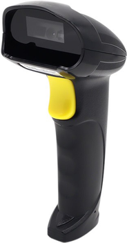 Bezprzewodowy skaner kodów kreskowych Qoltec 1D 2D USB 2.4G (5901878508566)