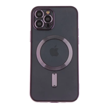 Чохол TPU Metallic Full Camera with Magsafe для iPhone 12 Pro Колір Dark Purple