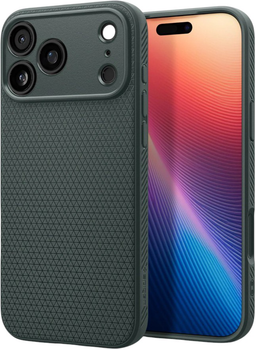 Etui Spigen Liquid Air na iPhone 17 Pro Dark Green (8800283314656)