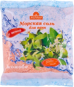 Упаковка соли с пеной и каолином Желана Жожоба 500 г х 30 шт (4820091140241-30)