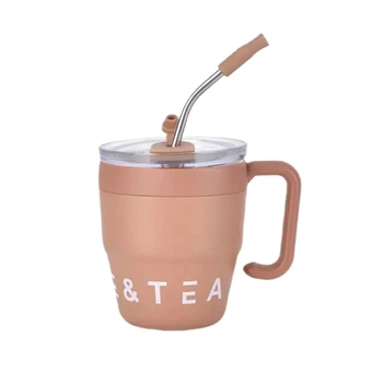 Термокружка Coffee & Tea нержавеющая сталь 480 мл коричневая (523911)