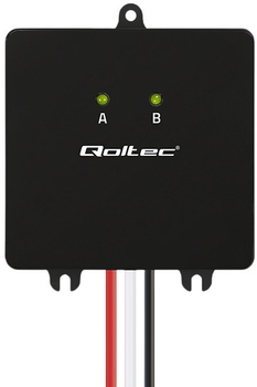 Balanser napięcia Qoltec 24 V do akumulatorów 2 x 12 V LiFePO4, AGM, GEL (5901878510972)