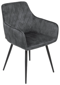 Стілець для кухні та вітальні HOMLA 894478 SATORI 57 x 59 x 84 см Графітний (5904183894478)