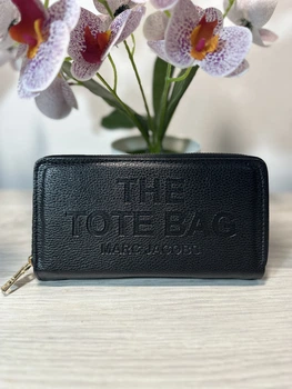 Кошелек с принтом Marc Jacobs THE TOTE BAG черный женский (k022)