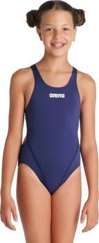 Купальник закрытый для девочек Arena TEAM SWIMSUIT SWIM TECH SOLID темно-синий детский 164 см (004764-750)