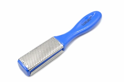 Терка металева двостороння для ныг Beauty LUXURY TM-01 синя
