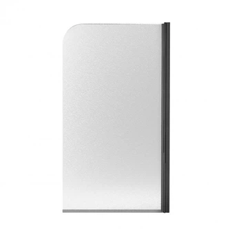 Штора на ванну Qtap Standard BLM407513APR Скло Матове Чорний профіль (SD00051929)