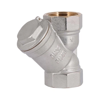 Фільтр грубої очистки Thermo Alliance Standart 1 1/4''ВВ косий, нікельована латунь