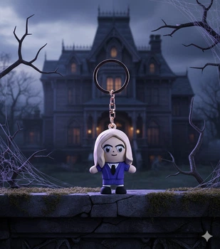 Брелок Сімейка Аддамс Wednesday Addams Енід Сінклер фігурка іграшка для ключів, рюкзака, сумки 6 см