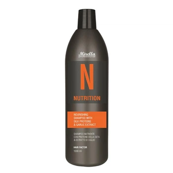 Питательный шампунь Mirella Professional N Nutrition для волос с экстрактом чеснока, 1000 мл