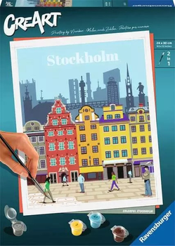 Malowanie po numerach Ravensburger CreArt Sztokholm 24 x 30 cm (4005556235209)