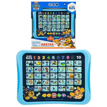 Дитячий розвиваючий планшет "Абетка Paw Patrol" KH01/014L