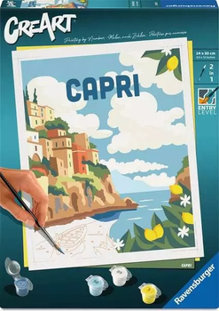 Malowanie po numerach Ravensburger CreArt Capri 24 x 30 cm (4005556258932)