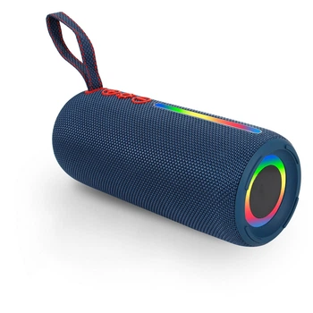 Портативная Bluetooth колонка PowerMe SoundStorm Pro 6 Blue с подсветкой RGB
