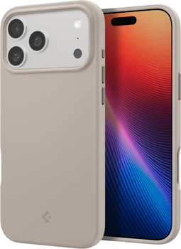Etui plecki Spigen Silicone Fit MagSafe do Apple iPhone 17 Pro Max Stone  (8800283314045)