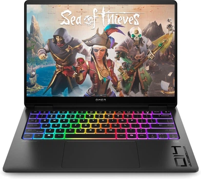 Ноутбук HP C3US7EA OMEN Transcend 14-fb1015ua 14" 3K OLED, Intel U7-255H, 32GB, F2048GB, NVD5060-8, DOS, черный