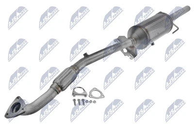 Сажовий Фільтр OPEL ASTRA H 1.7CDTI 2007-,ZAFIRA B 1.7CDTI 2008-/EURO:4/MATERIAЈ:KORDIERYT/ DPFPL009 NTY (DPFPL009)