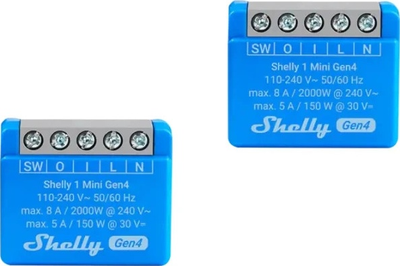 Inteligentny przekaźnik Shelly 1 Mini Gen4 2 szt (3800238070793)