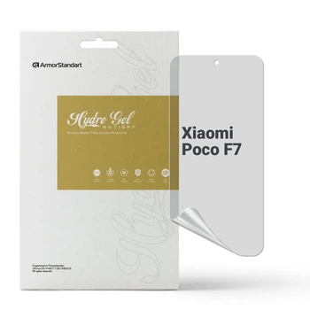 Защитная пленка для Xiaomi Poco F7 гидрогелевая конфиденциальная противоударная бронепленка Anti-spy на телефон ArmorStandart защита стекла антишпион пленка (ARM80340)