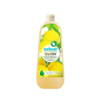 Органічне рідке мило Citrus-Olive бактерицидне з цитрусовою та оливковою оліями SODASAN 1 л 4019886077163
