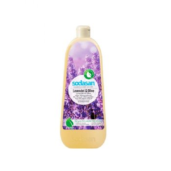 Органическое жидкое мыло Lavender-Olive успокаивающее с лавандовым и оливковым маслом SODASAN 1 л 4019886079167