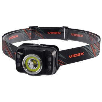 Фонарь налобный VIDEX VLF-H035C время работы до 3.5 часов 410Lm 5000K Черный