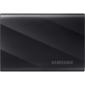 Зовнішній SSD накопичувач Samsung T9 4TB Чорний USB 3.2 Gen 2x2 Type-C NVMe V-NAND TLC швидкість читання та запису до 2000 МБ/с для ноутбука ПК та консолей (MU-PG4T0B/EU)