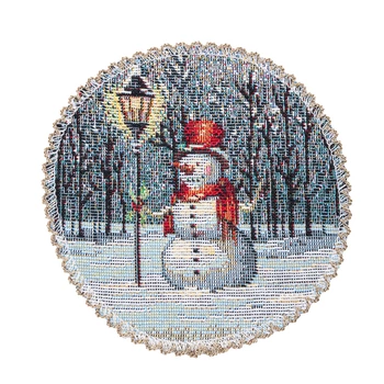 Салфетка-подкладка новогодняя гобеленовая "Christmas vibe" (RUNNER1377-10D)