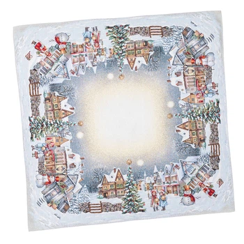 Скатерть новогодняя гобеленовая "Christmas vibe" (RUNNER1377-100)
