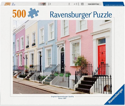 Puzzle Ravensburger Kolorowe kamienice Londynu 500 elementów 12000304 (4005555003045)