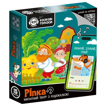 Развивающая игра Vladi Toys магнитный театр с аудиосказкой Репка VT3206-40