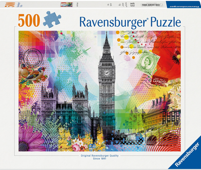 Puzzle Ravensburger Londyn 500 elementów 12000309 (4005555003090)