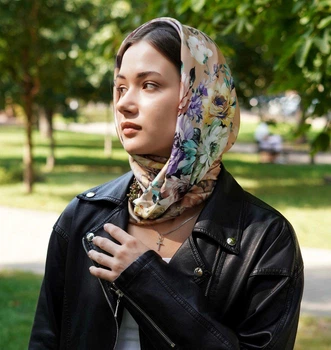 Хустка My Scarf "Рожева перлина" 100% шовк
