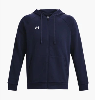 Кофта чоловіча Under Armour Rival Fleece Fz Blue SM Синій 1379767-410